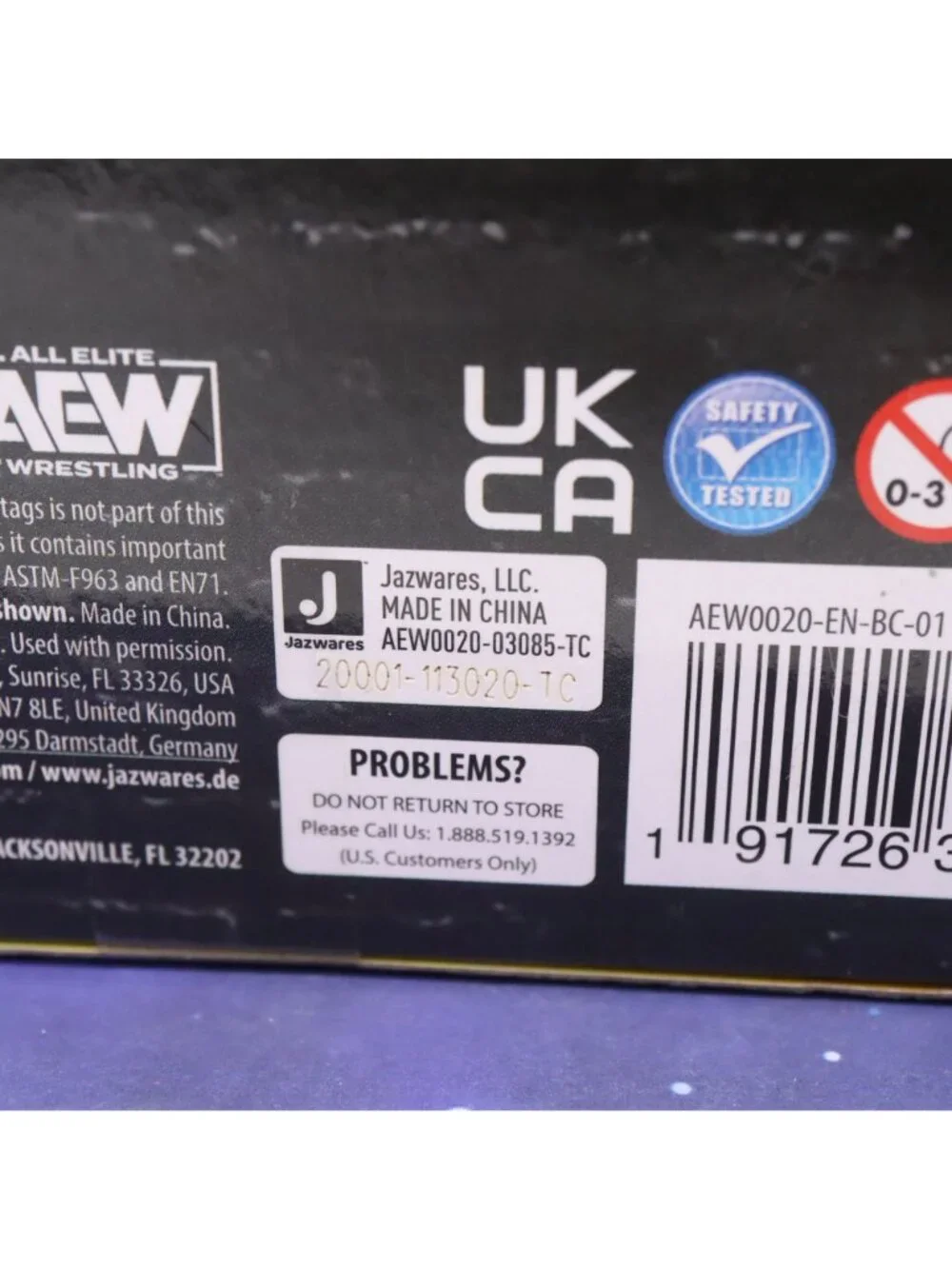 AEW Unrivaled Series 3 Orange Cassidy Action Figure Jazwares NIB b